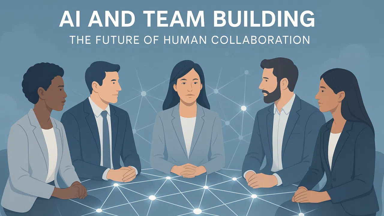 Manager und Team diskutieren KI Kompetenzen in einem modernen Büro mit digitalen Technologien