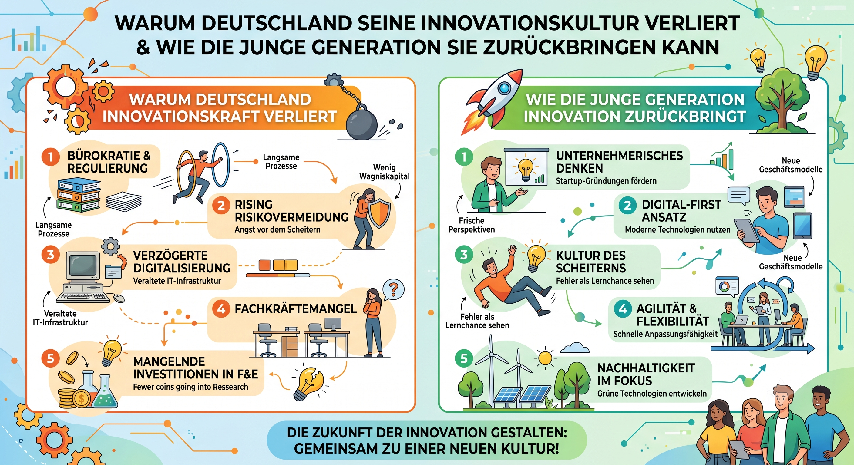 Innovationskultur Deutschland – Junge Generation treibt den digitalen Wandel in Unternehmen voran